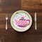 8 Count Green Gingham Tea Party Paper Dinner Plates 9" Disposable Plates for Birthday & Party Celebrations